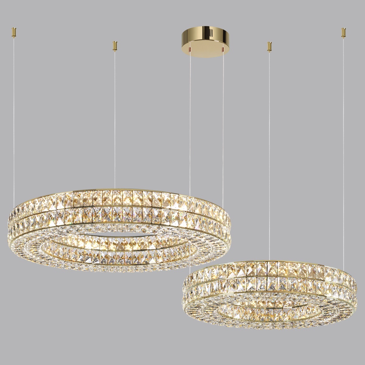 Потолочная база для 2-х колец Odeon Light L-Vision Panta 4926/2R