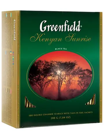 Чай Гринфилд Кения Санрайз 100 пак