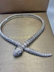 84057 - Колье крупная ЗМЕЯ -SERPENTI из стали в родаже , качество lux