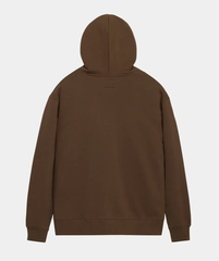 Толстовка Alpha Industries Essential Hoodie Espresso (Темно-коричневая)