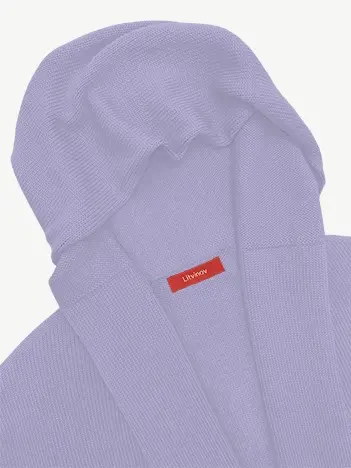 Кардиган с капюшоном из шелка