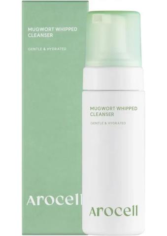 Arocell Mugwort Whipped Cleanser, Гипоаллергенная очищающая пенка с экстрактом полыни, 150 мл