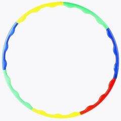 Обруч Разборной цветной, массажный, диаметр