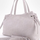 Сумка Саломея 505 итальянский светло-серый