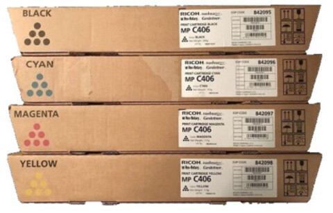 Комплект картриджей Ricoh type MP C307SP/C307SPF (842095, 842096, 842097, 842098) Ricoh для Aficio MP C306ZSPF/C307ZSP КОМПЛЕКТ