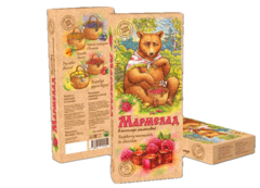 МАРМЕЛАД МАЛИНОВЫЙ В ТЕМНОМ ШОКОЛАДЕ 150 г.