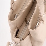 Сумка Саломея 457 леар беж + тиснение