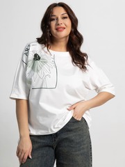 Блуза Злата (белая) Б15525-4М LT Collection
