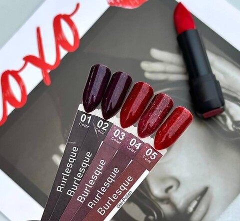 Гель-лак Burlesque (Бурлеск) №01 10мл M&K