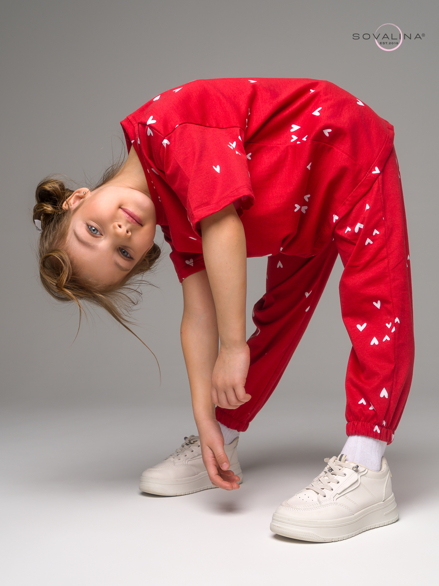 Костюм Daily girl беленькие сердечки mini