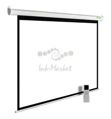 Экран Cactus 167" 300x300см MotoExpert CS-PSME-300x300-WT 1:1 настенно-потолочный рулонный белый (моторизованный привод) — фото 2