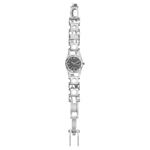 Часы-мультитул Leatherman Tread Tempo LT Steel, узкий, 28 функций (832589) | Multitool-Leatherman.Ru