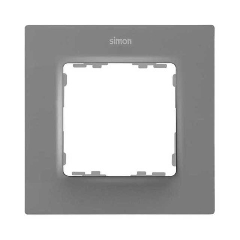 Рамка на 1 пост. Цвет Серый матовый. Simon 82 Concept. 8200617-092