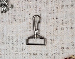 Карабин поворотный, 11 гр, ш. 3,2 см, тёмный никель