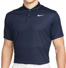 Поло теннисное Nike Court Dri-Fit Pique Polo M - obsidian/white