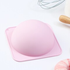 Форма силиконовая полусфера 13,5х6 см, внутренний d=11,7 см