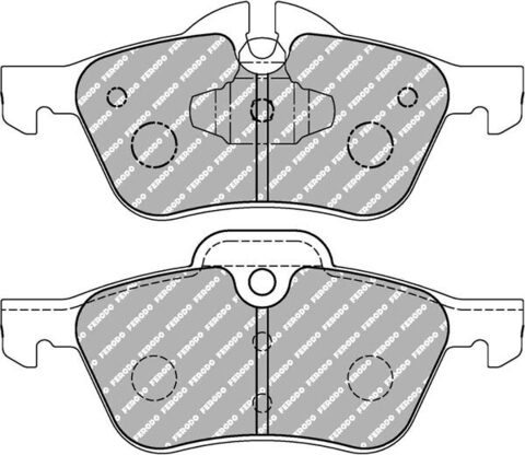FCP1499H Тормозные колодки дисковые спортивые DS2500