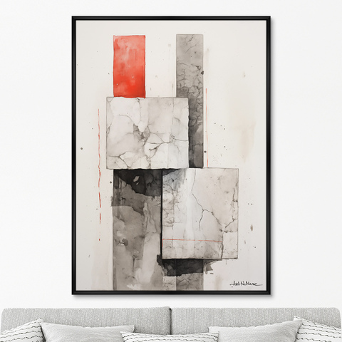ArtNoMore - Репродукция картины на холсте Shapes and shadows, No 2, 2024г.