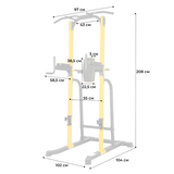 Турник-брусья DFC Power Tower G250 фото №12