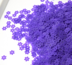 Пайетки плоские roselline 5 мм. Indaco (556F)