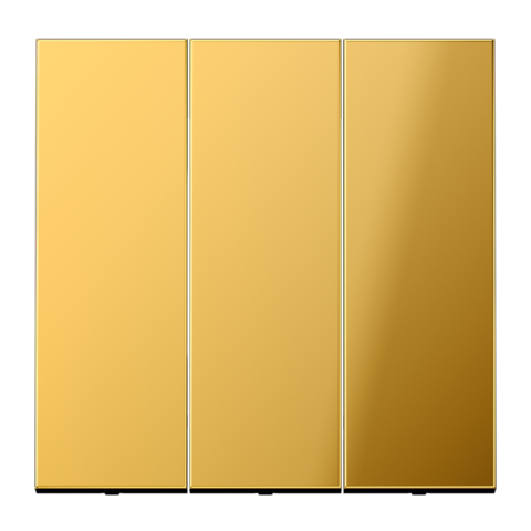 Клавиша трёхклавишного выключателя. Цвет Имитация золота. JUNG LS. GO993