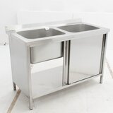 фото 5 Ванна моечная двухсекционная 1200х600х820 ц/т, купе на profcook.ru