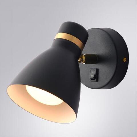 Настенный светильник Arte Lamp FAFNIR A5047AP-1BK