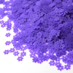 Пайетки плоские roselline 5 мм. Indaco (556F)