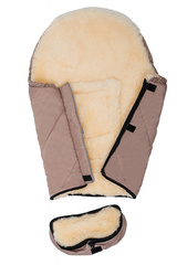 MT2003-LP Altabebe Зимний конверт  Lambskin-Car Seat Bag (Dark Grey 64)