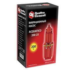 Насос вибрационный QUATTRO ELEMENTI Acquatico 200-25 (200 Вт, 960 л/ч, для чистой, 40м, кабель 25 м