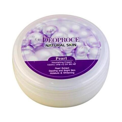 Deoproce Natural Skin Pearl Nourishing - Крем для лица и тела с экстрактом жемчуга