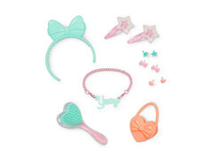 Glitter Girls Кукла Жасмин с розово-бирюзовыми волосами и с аксессуарами для волос 35 см. (GG51152)