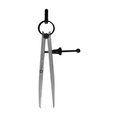 Циркуль разметочный КОБАЛЬТ , шир. раскр. до 125 мм, С ПРУЖ. И ФИКС.ВИНТОМ, разметка дер/кож/пласт/мягк.мет.,углер.сталь, подвес (920-087)