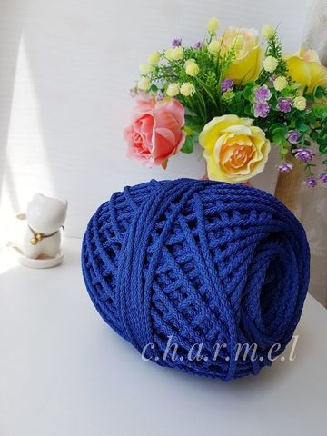 Indigo Polyester cord 5 mm