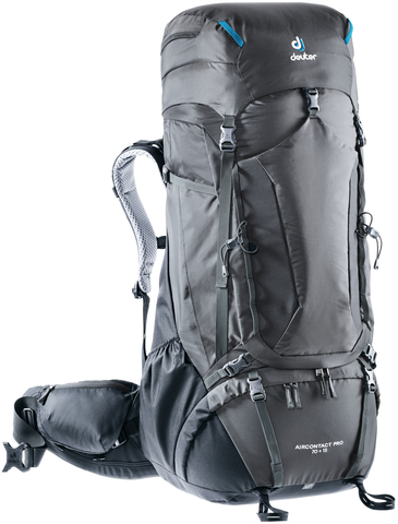 Картинка рюкзак туристический Deuter Aircontact Pro 70+15 Graphite/Black - 1