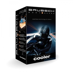 Сорочка-унисекс для мотоциклиста Brubeck Cooler Bikers черная