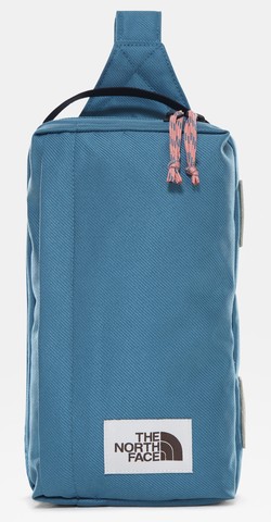 Картинка рюкзак однолямочный The North Face field bag Mallard Blue/Tnf Black - 1