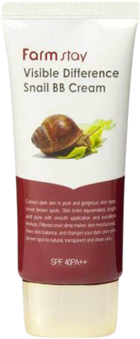 Farmstay Snail Крем Бб восстанавливающий улиточный Spf50/Pa+++ Farmstay Visible Difference Snail Bb Cream