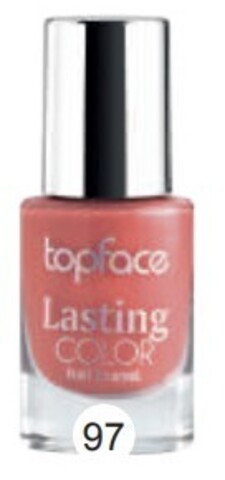 Topface Лак для ногтей Lasting color тон 97, - PT104 (9мл)