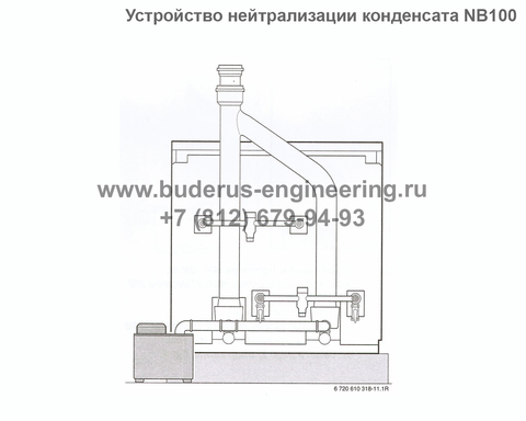 Устройство нейтрализации конденсата NB100 Buderus Арт.7719001994