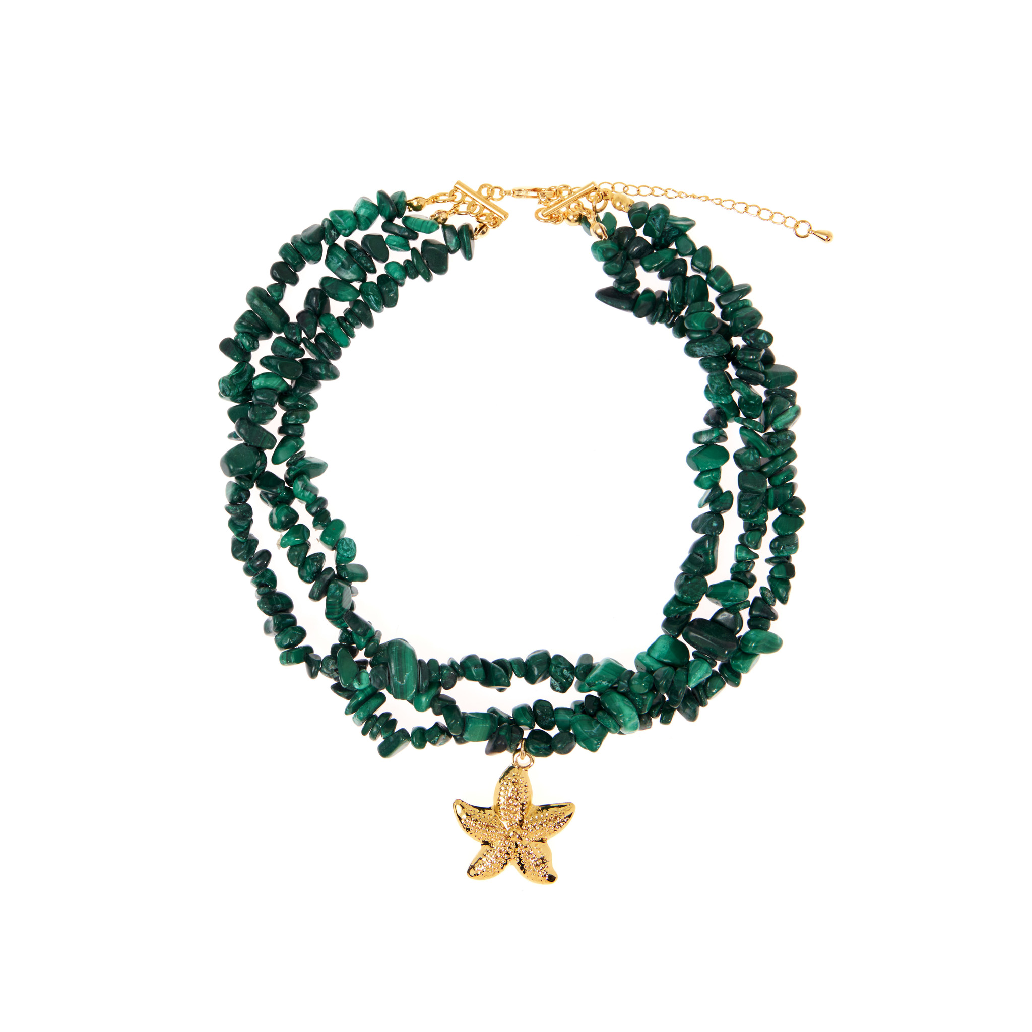 

Колье Under The Sea Necklace - Malachite