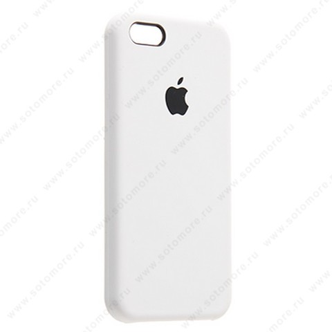 Накладка Silicone Case для Apple iPhone SE/ 5s/ 5 белый