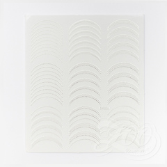 Zoo Nail Наклейки металлизированные арка серебро