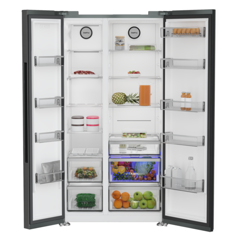 Холодильник Side-by-Side Grundig GSN30110FXBR mini - рис.4