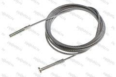 Тросик синхронизации дверей кабины в сборе L=2640мм (проем 650, 700мм) 0411Е.06.05.120