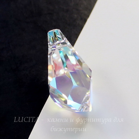 6015 Подвеска Сваровски Polygon Drop Crystal AB (21 мм)