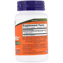 Now Foods, OralBiotic, 60 пастилок