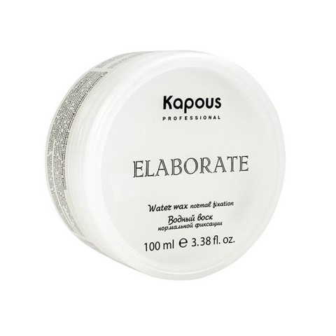 KAPOUS Professional ELABORATE Водный воск нормальной фиксации, 100 мл