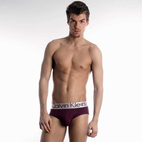 Мужские брифы фиолетовые хлопок Calvin Klein  brief Violet