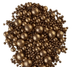 Шарики кранч бронза микс 100 гр.